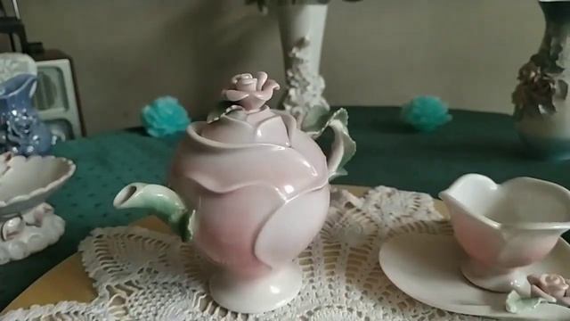 Посуда и вазы с лепниной! Что может быть красивее? смотреть онлайн