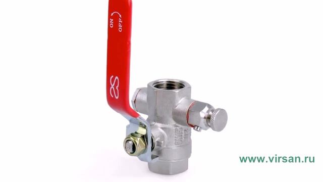 Шаровый кран SAS 1034-7S с клапаном Маевского 1/2" FF смотреть онлайн
