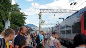 ИЗ ГЕЛЕНДЖИКА В КРАСНОДАР НА ЛАСТОЧКЕ... ЖД ВОКЗАЛ НОВОРОССИЙСК... 7 августа 2019...