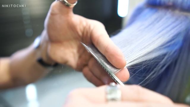 BOB HAIRCUT: how to cut bob haircut on dry hair - NIKITOCHKIN