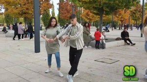 Парный танец Хастл в Краснодаре (Sunny Dance: Коля и Таня)