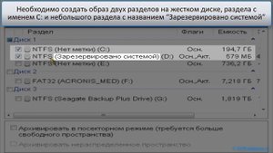 Как создать образ Windows при помощи Acronis True Image (2019)