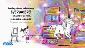 🦄Never Let A Unicorn Scribble! | Kids Book Read Aloud | Vooks Narrated Storybooks