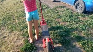 электро самокат своими руками из гироскутера