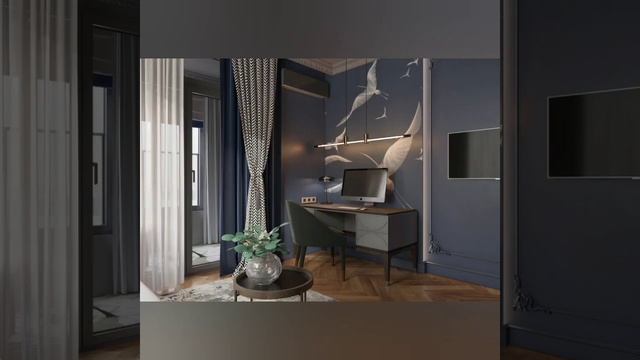 Дизайн-проект квартиры 76 кв.м в Москве ЖК Кварталы 21/19 смотреть онлайн