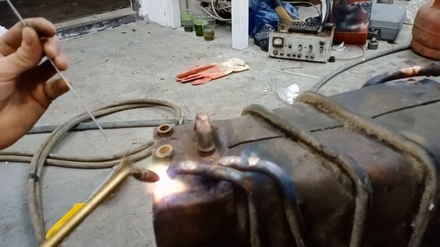 Первый опыт пайки теплообменника