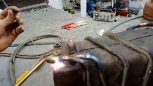 Первый опыт пайки теплообменника