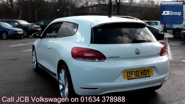 2010  Volkswagen Scirocco  1.4l Candy White DF10HDY for sale at JCB VW  Medway