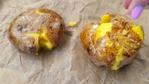 Хрустящий МЯТЫЙ картофель запеченный в духовке