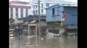 Город Шаньтоу В Китае Почти Полностью Затоплен