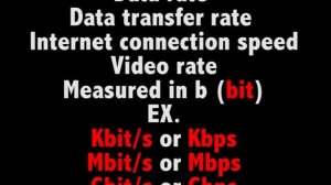 MB/s VS Mbps, Megabyte VS Megabit