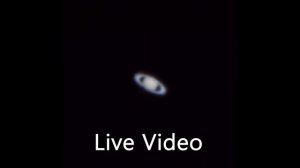 Saturn Through My 130/650 mm Newtonian Telescope l Astronomy, Space, Astrophotography