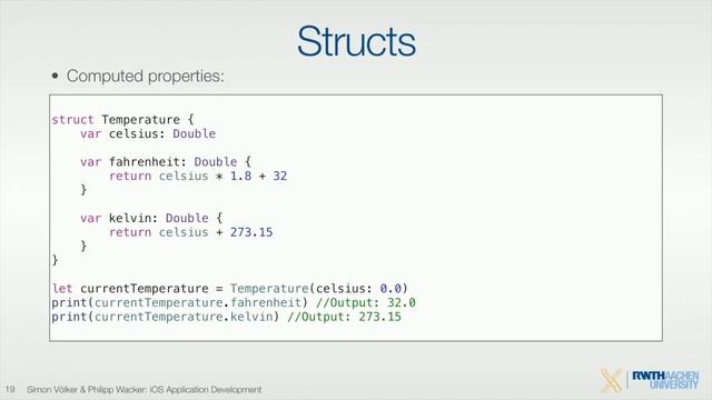 iOS Application Development - WiSe 18/19 Lecture 3: Swift and Introduction to UIKit