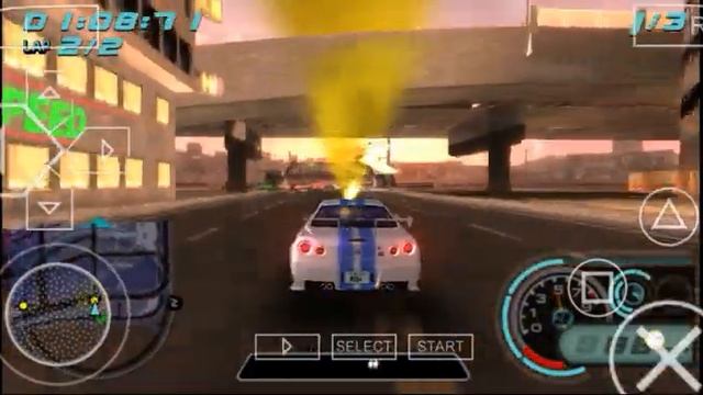 Midnight Club LA Remix PSP Tokyo Career Gameplay - #25 Rival Redline Semifinal Race with Skyline! смотреть онлайн
