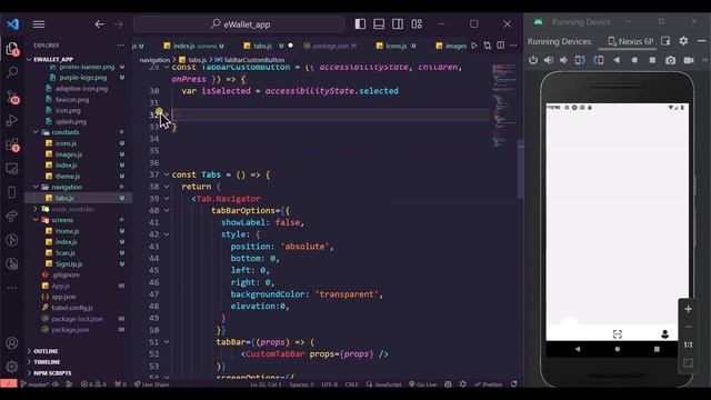 PART TWO - Bottom Tabs | Build an E-Wallet Mobile App with React Native | Beginner's Tutorial
