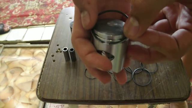 Как одевать кольца на 2Т скутера смотреть онлайн