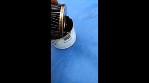 Вскрытие маслянного фильтра Mann W7008