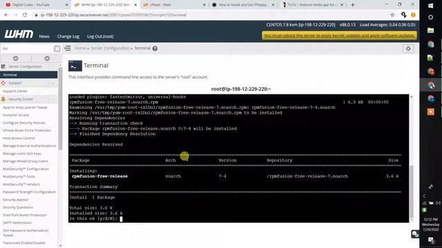 How to install ffmpeg || WHM Cpanel Hosting Server || Tictic Source Code setup and download смотреть онлайн