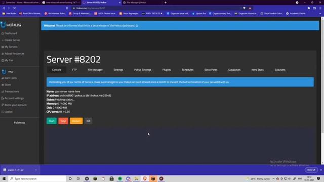 MINECRAFT FREE 247 SERVER HOSTING BEDROCK JAVA смотреть онлайн