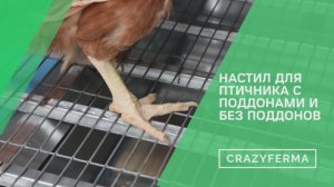 Как оборудовать пол в курятнике? Настил для птичника усиленный металлический от CrazyFerma!