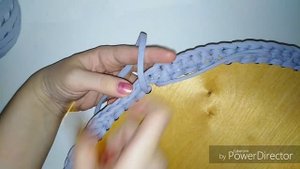Как связать корзину крючком из трикотажной пряжи мастер класс