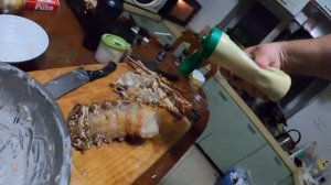 Готовлю лангуста у себя на кухне