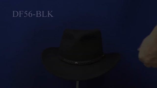 DF56-BLK Шляпа фетровая Scala DURANGO смотреть онлайн