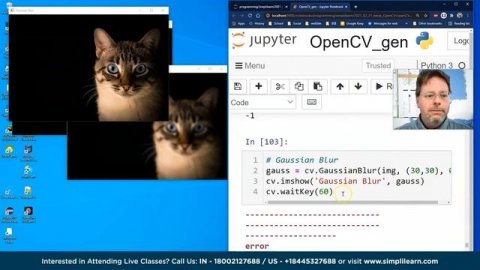OpenCV Tutorial For Beginners | Python OpenCV Tutorial | Python For Beginners | SimpliCode