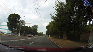 Крым, Алушта дорога трасса. Вид из автомобиля