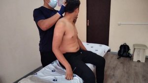 смещение шейного позвоночника. правка позвоночника за 10 мин