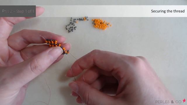 TUTO : bracelet in Diagonal Right angle Weave with 2 beads per side by Theodora Seimeni