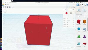 #3d_tinkercad Урок 1.4 - работа с объектом