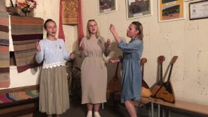 "Да у поле лён". Плясовая Курской области.