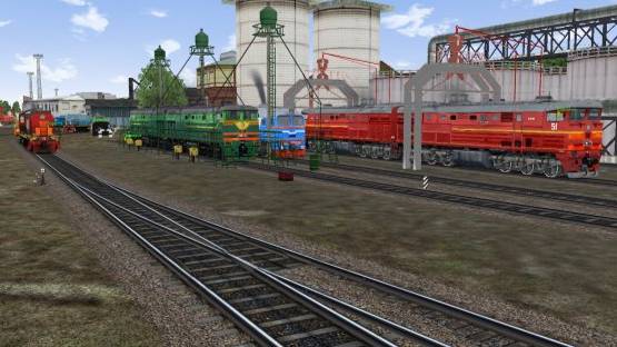 -﹥ВЛ-10 с грузовым составом по просторам РТС (ЖД симулятор). Без микрофона﹤-