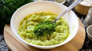 Кабачковые оладьи с рисовой мукой