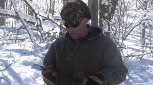 Firewood gathering in winter using Skandic snowmobile, Fiskars X27 maul, Otter sled, Husqvarna 562x