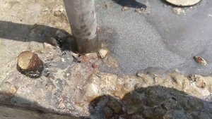 Сверление отверстий Под химические анкера диаметром 25мм.