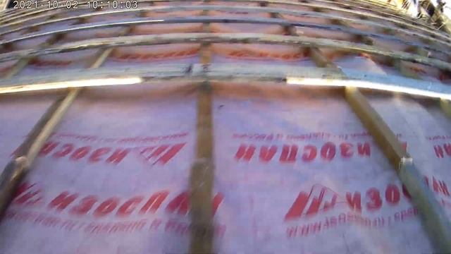 Пристрой мансардной крыши из пеноблока. Обрешетка смотреть онлайн