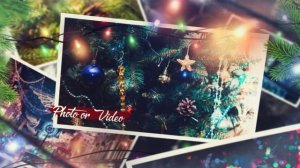 Новогоднее слайд-шоу фотографии на ёлке_Videohive Sweet Christmas Slideshow_DIZAYNPROJECT