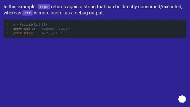 How to create a custom string representation for a class object?