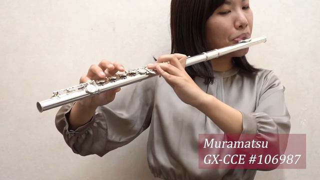 【試奏動画】Muramatsu(ムラマツ）GXモデル ＃106987 【Brasstek】 смотреть онлайн