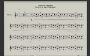 Клубный саксофон - Dunkle Saxophone (Ноты для саксофона альт)