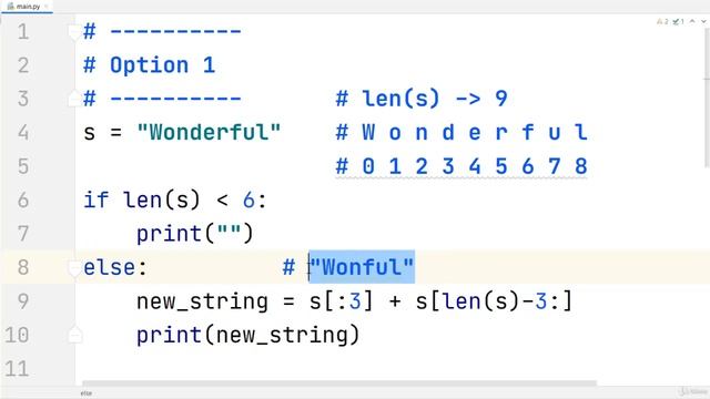 Solution First and Last Three Characters of a String in python interview qustion