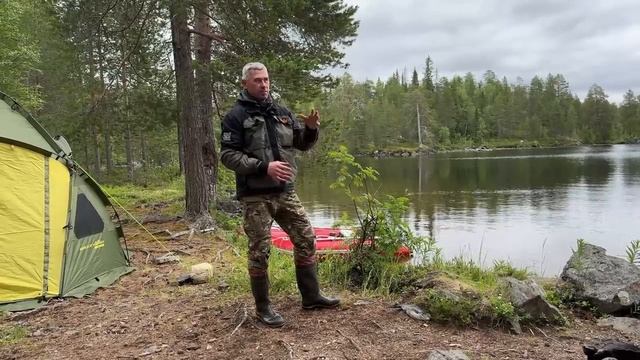 Три дня на таежном озере. Рыбалка в Карелии