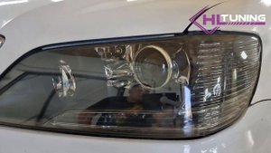 Mitsubishi Lancer Cedia улучшение света Aozoom A12