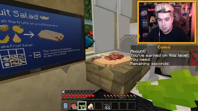 ПРИГОТОВИЛ САМЫЙ ВКУСНЫЙ САЛАТ В МАЙНКРАФТ - КАФЕ ИГОРЯ! смотреть онлайн
