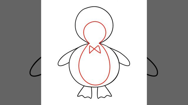 Drawing School: numbers/ Рисуем и изучаем цифры, как рисовать пингвина. смотреть онлайн