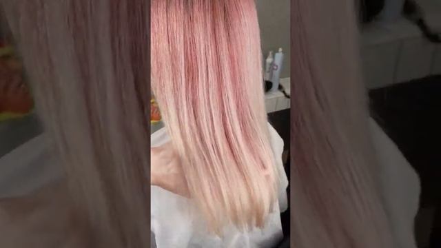 Розовые волосы. Блонд. Белые волосы. Уход для волнистых волос s+s смотреть онлайн