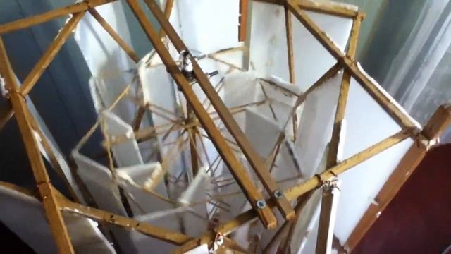 Вихревой ветрогенератор 84 неодимовых магнита