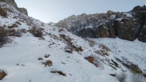 От альплагеря Ала-Арча к хижине Рацека и обратно, зима, 5 января 2023